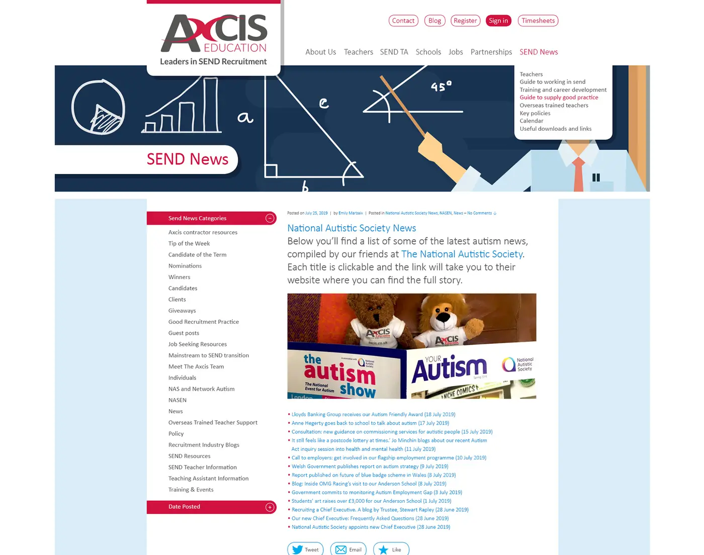 Axcis Education Recruitment - News Details