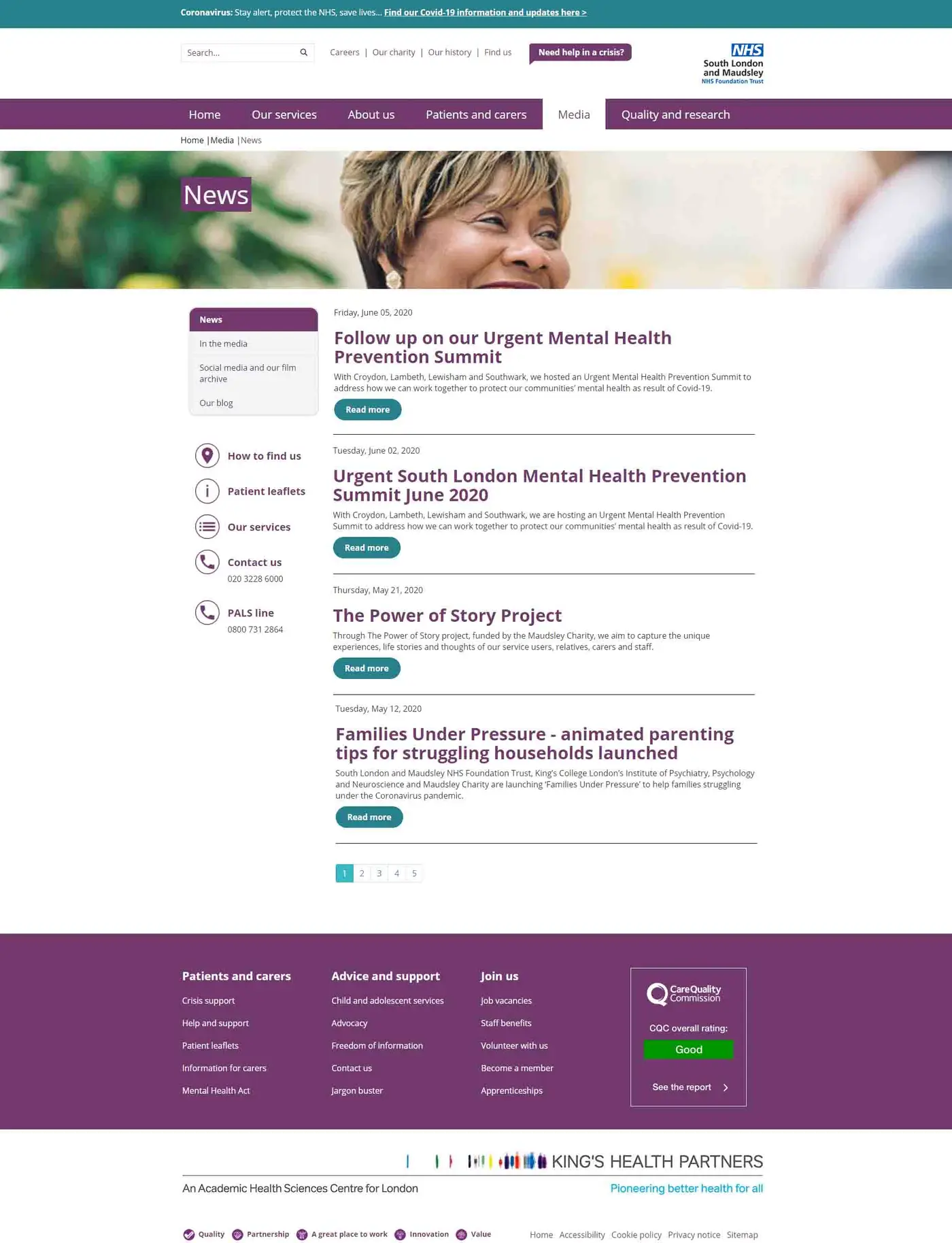South London and Maudsley NHS Trust  - Image gallery