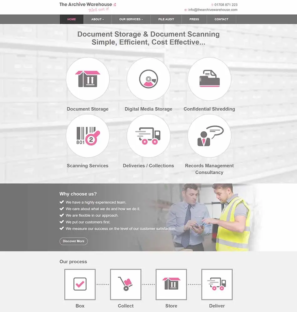 The Archive Warehouse - Homepage